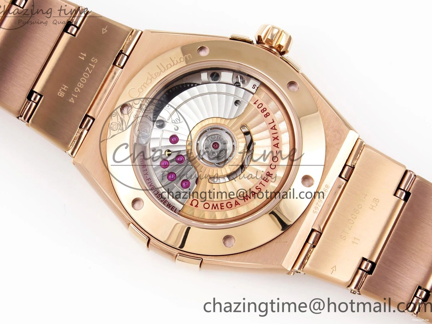 0327 Constellation 39mm RG ASWF 1:1 Best Edition Blue Dial on RG Bracelet A Practical 7778